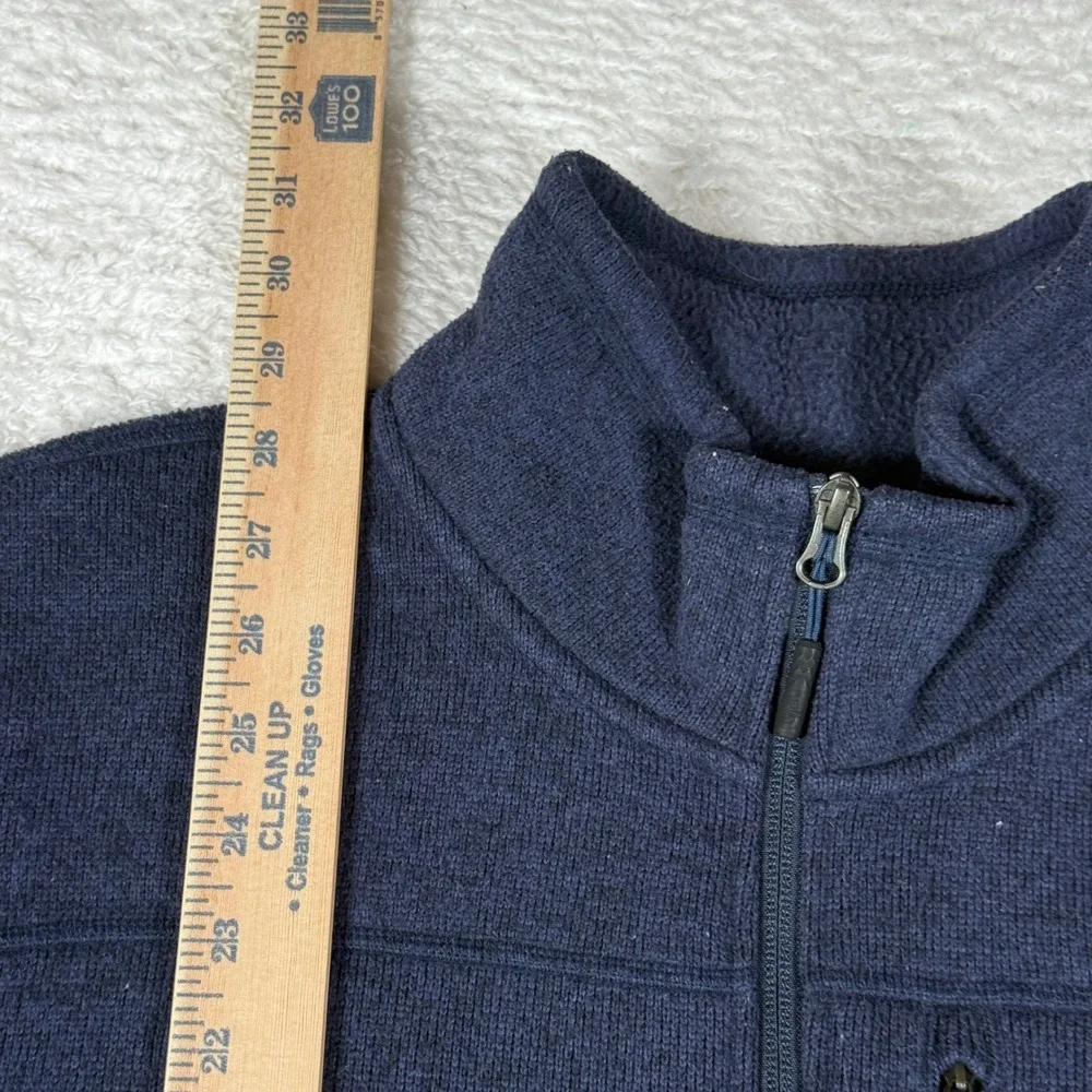 The North Face Gordon Lyons Mens XL Navy Blue 1/4 Zip L/S Fleece Pullover